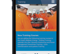 Mobile phone training app